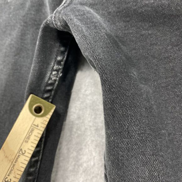 Levi’s 550 Jeans Womens 32x29 Black Relaxed‎ Fit Tapered Denim Faded Distressed - Picture 7 of 14